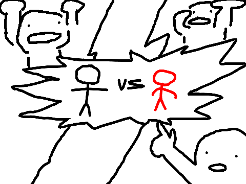 First Stick Fight