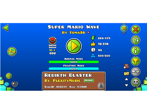 I beat my first insane demon! (On mobile)