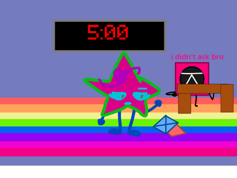 PINK STAR FAILS TO SCARE TRIANGLE GUARD NOT CLICKBAIT!!!