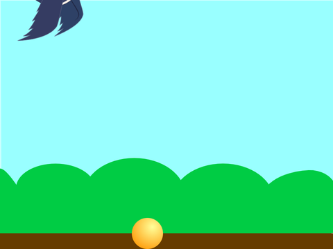 Bird catch ball!