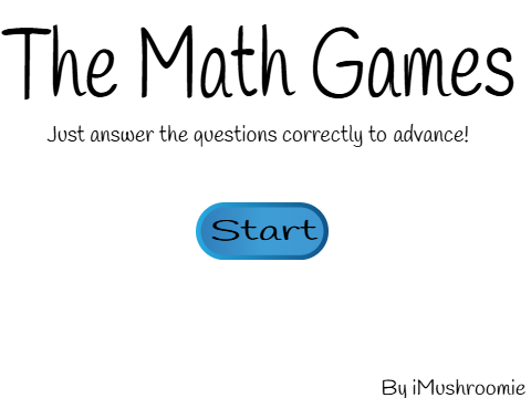 The Maths Games 