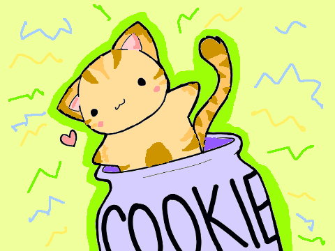 kitty coloring contest entry