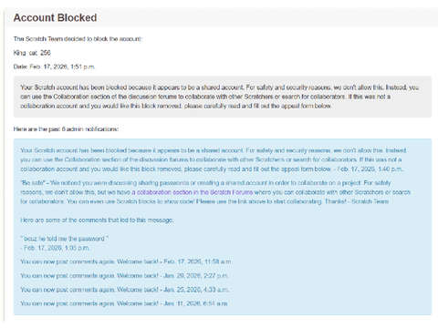 Permanently banned