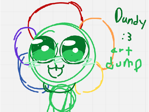 Dandy's world lil art dump!! :D