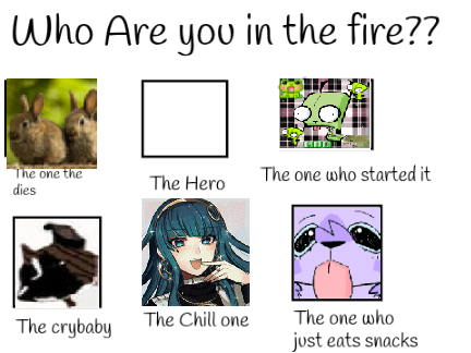 Who Are you in the Fire? remix remix remix remix