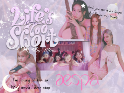 ⋆౨ৎ˚⟡˖ ࣪Life's Too Short Cover⋆ ˚｡⋆୨୧˚