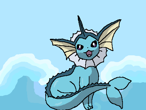 Vaporeon speed drawing