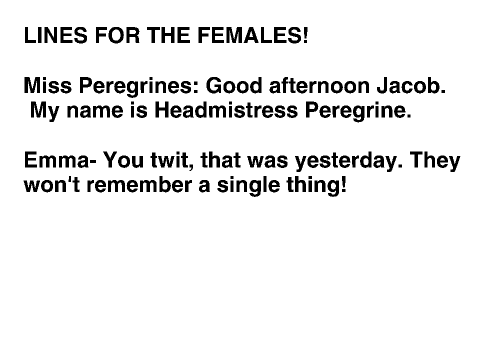 Miss Peregrine's Home for Peculiar Children | Emma