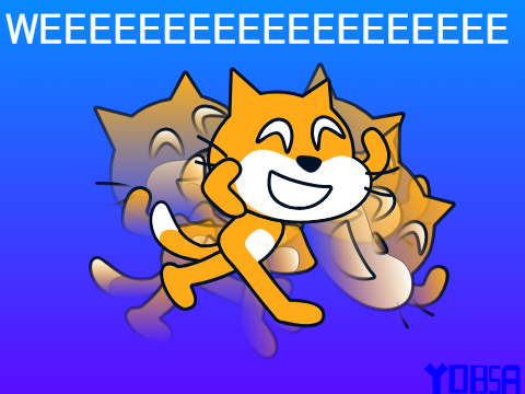 Spinning Scratch Cat