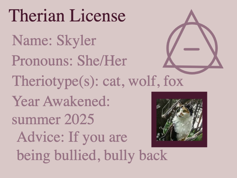 Therian License  remix