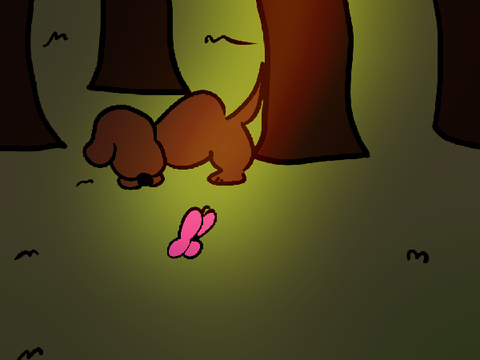 this dog makes a friend - mini animation