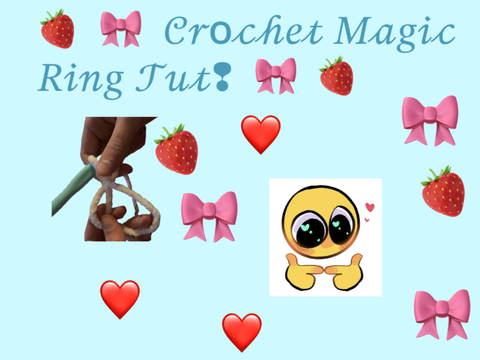 Crochet basics pt.1: Magic ring 