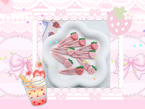 My strawberry dream items⋆˚✿˖°!!