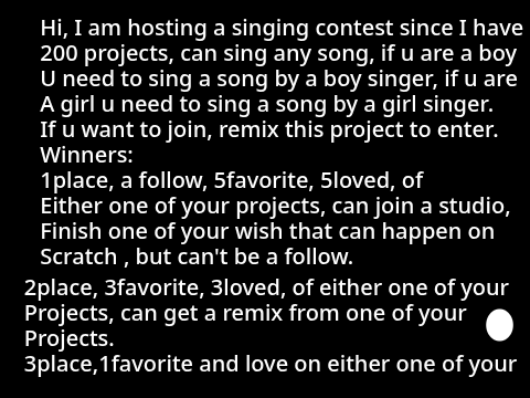 Singing contest remix