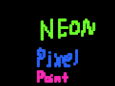 Neon Pixel Paint!