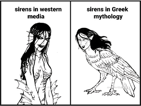 SIRENS ARENT MERMAIDS
