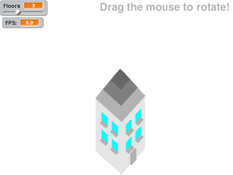 3D Rotating Building