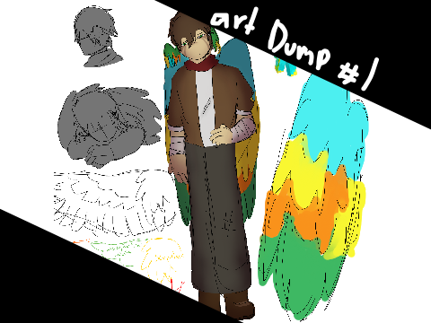 Art Dump #1 // Some characters designs?!