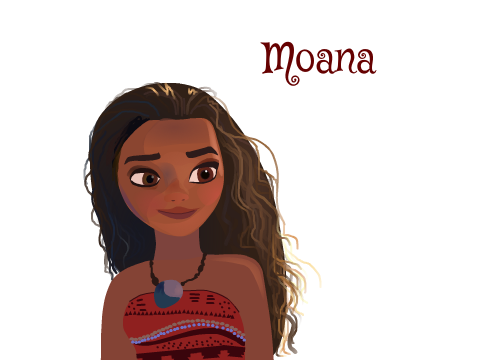 Moana vector speed draw