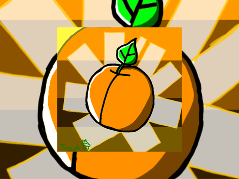 it may look a peach..  but it be a orange || PFP FOR @