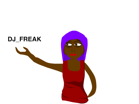 My first vector girl