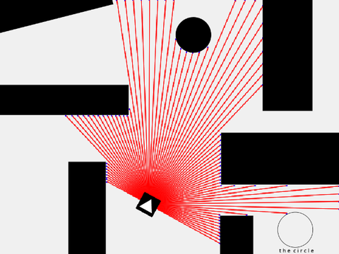 Active raytracing simulation
