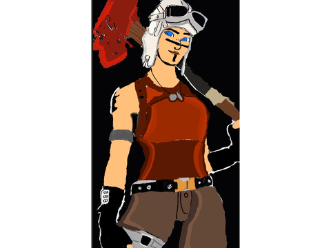 Renegade Raider procreate art 