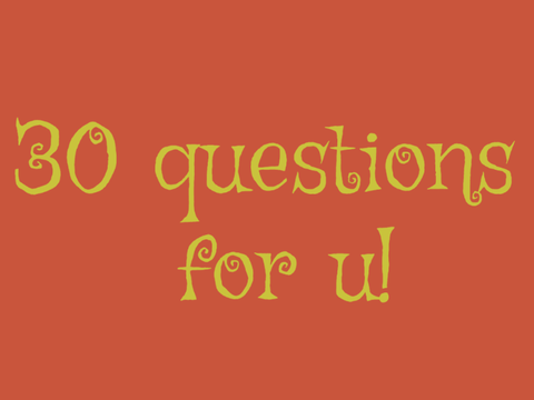 30 questions for u!!! remix