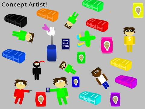 Concept Artist, Skin designer and Coder/Scripter