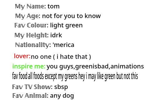 about me
