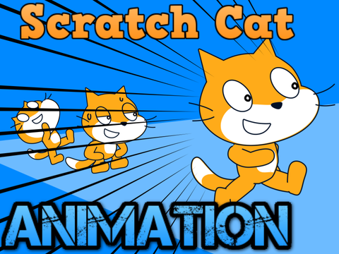 Scratch Cat Animation material!