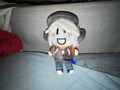 MY PLUSH IS HERE(may or may not had flash banged em)