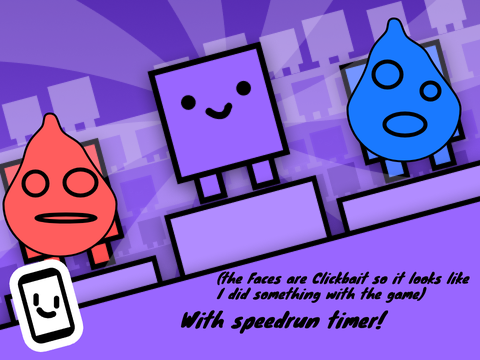 Boxy Purple (Platformer) With speedrun timer!