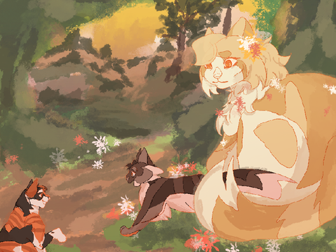 Goldenflower - WC Art