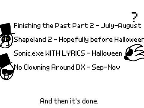 Estimated release for my final major projects