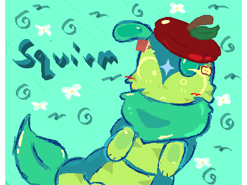 I drew squirm :3 