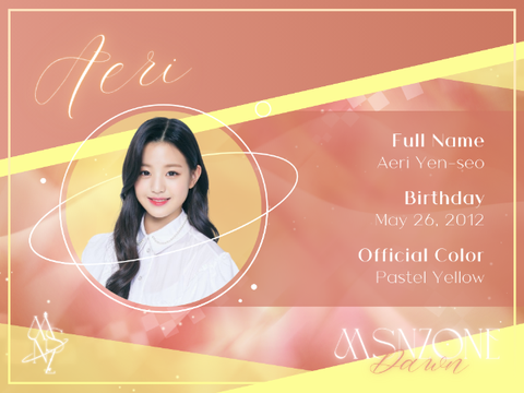 ::　◜AERI◞　✦　MSNZONE Dawn　⬫ ˊˎ-