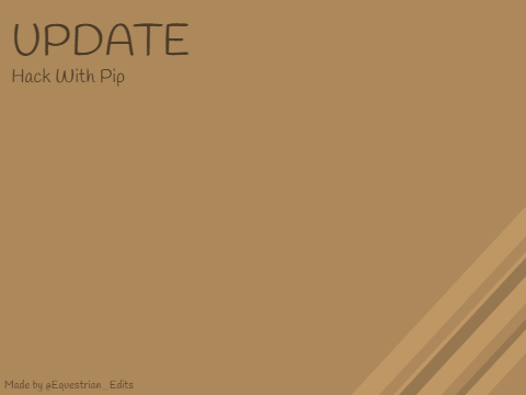 Update | Hack With Pip