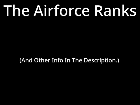 The Airforce Ranks