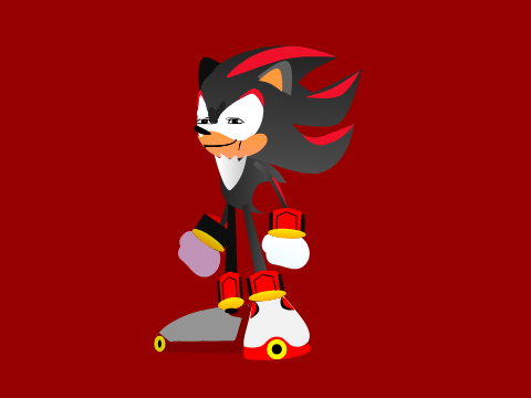 old man Shadow The Hedgehog sprite