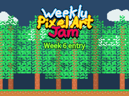 tile forest - for the pixel art game jam week 6