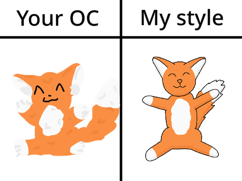 OC Redraw for Cutefrog2 (fox)