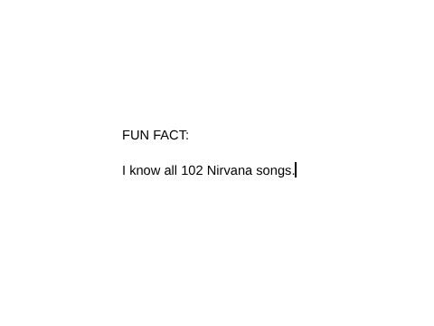 fact of the day