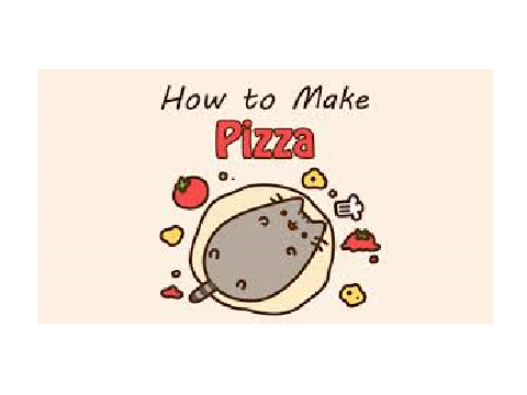 pusheen series:pizza CHEAT!