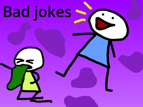 When bro says a bad joke