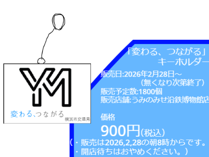 「変わる、つながる」キーホルダー