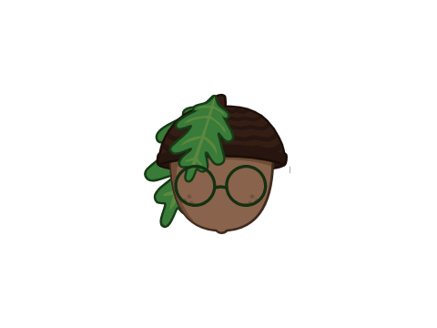 OSC-ers look at this cool acorn i drew /ref