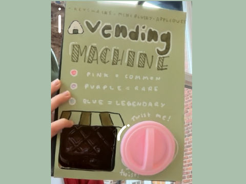 homemade craft ~ vending machine !!