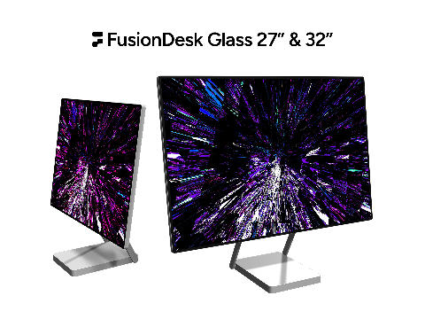 Flux FusionDesk Glass: Pro Speed, Pro Displays