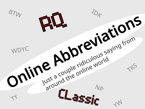 Confusing Online Abbreviations!
